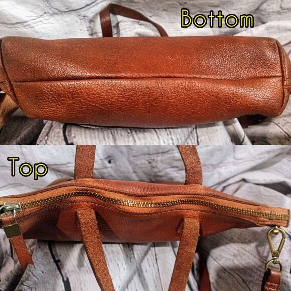 Madewell Brown Mini Transport Crossbody Bag - Picture 5 of 10